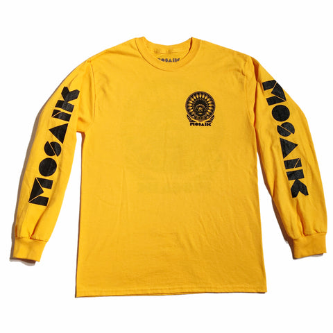 MOSAIK Work Chief Gold/Black Long Sleeve T-Shirt Limited Edition - Medium