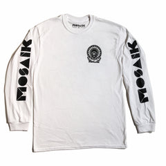 MOSAIK Work Chief White/Black Long Sleeve T-Shirt